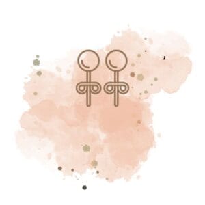 KOLCZYKI NA WKRĘTKI